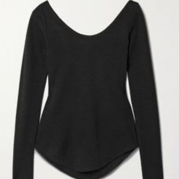 FRANCES DE LOURDES Aurelia Wool Blend Jersey Top - Picture 5 of 7